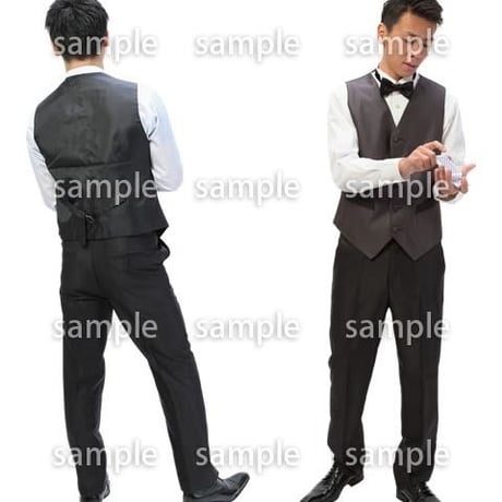 Cutout People　パーティースタッフ　DD_180