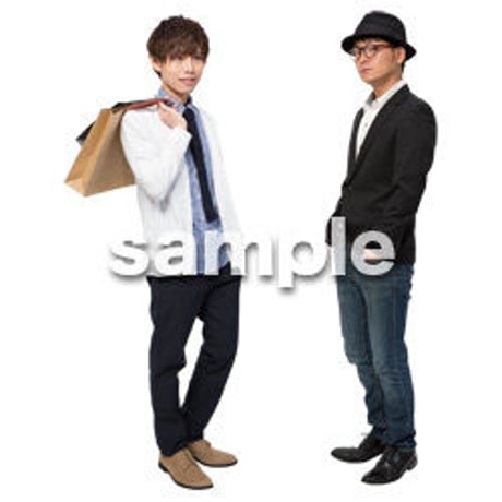 Cutout People　男性ペア　JJ_377
