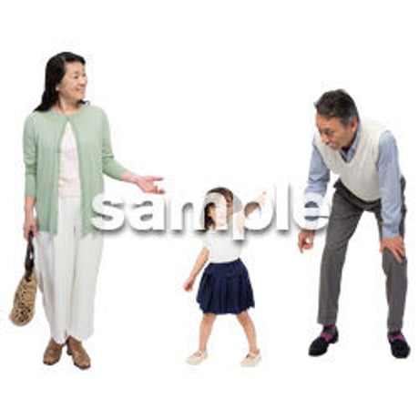 Cutout People　ファミリー　GG_196