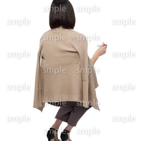 Cutout People　座る女性　KK_230
