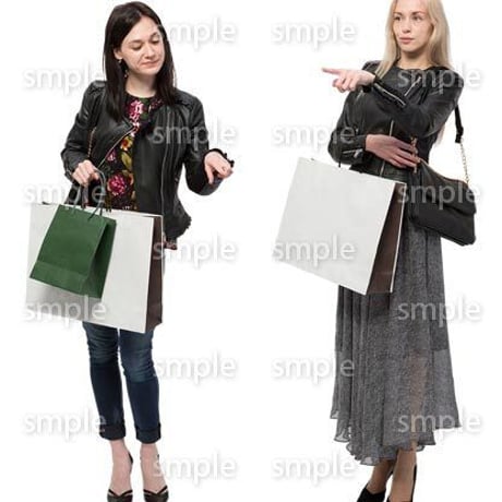 Cutout People　外国人ペア　JJ_491