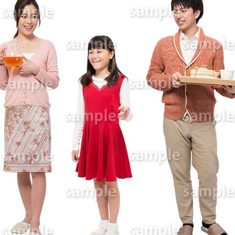 人物切抜きセット☆アットホーム　1_set139