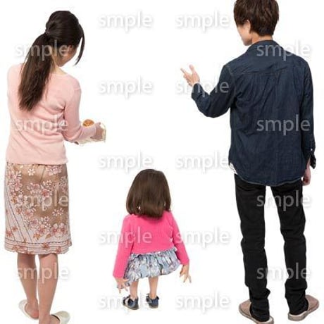 Cutout People　ファミリー　II_200