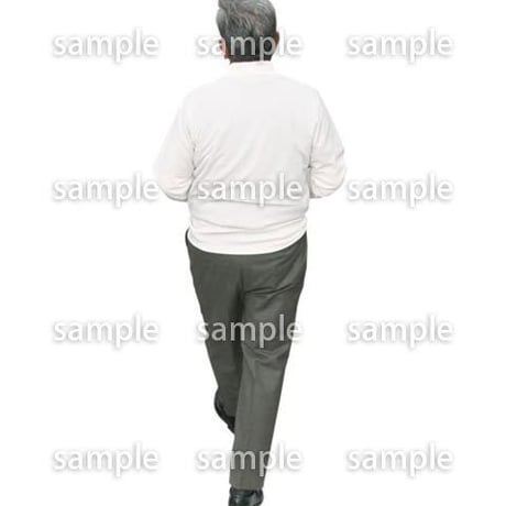 人物切抜き素材　シニア編　C_101