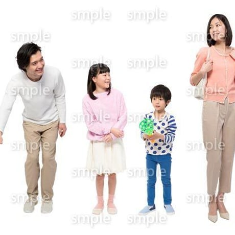 Cutout People　4人ファミリー　GG_401