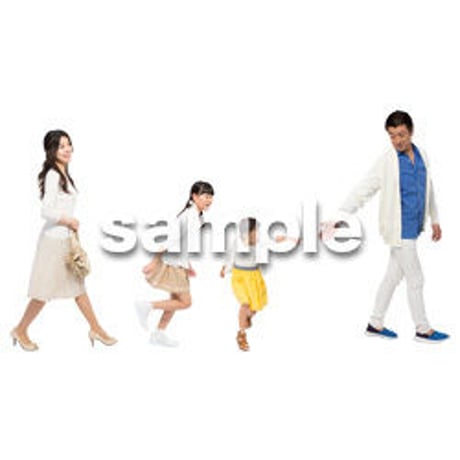 Cutout People　4人ファミリー　GG_308