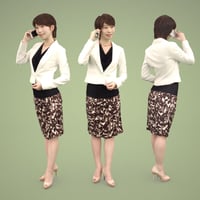 3D人物素材  [Posed]  027_Haru