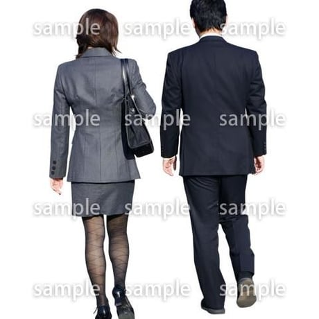 人物切抜き素材　男性女性編　A_064