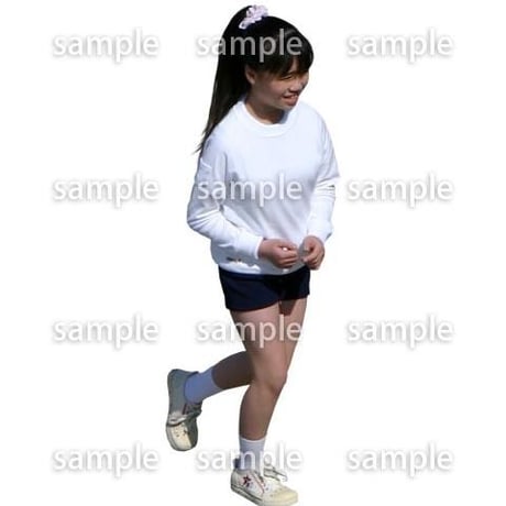 人物切抜き素材　こどもファミリー編　B_076