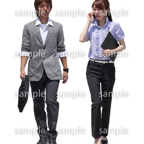 Cutout People　ビジネス-日本人　EE_191