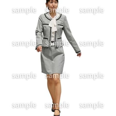 人物切抜き素材　ベーシックファッション編　P_166
