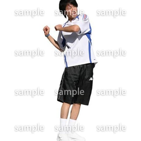 人物切抜き素材　夏服・フィットネス編　J_453