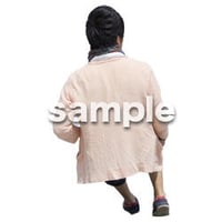 人物切抜き素材　座る人Ⅱ編　Q_586
