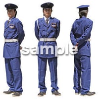人物切抜き素材　ショップスタッフ　T_549