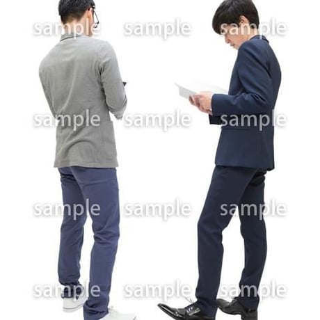 Cutout People　ビジネス-日本人　EE_144