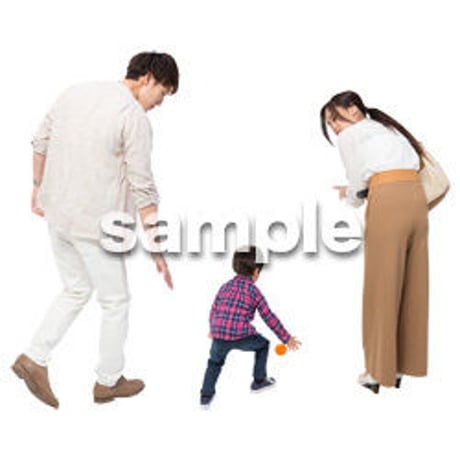 Cutout People　ファミリー　GG_159