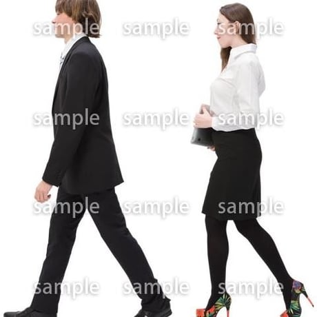 Cutout People　ビジネス　AA_038