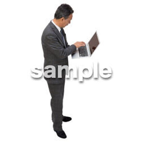 Cutout People　鳥瞰　人物　FF_203