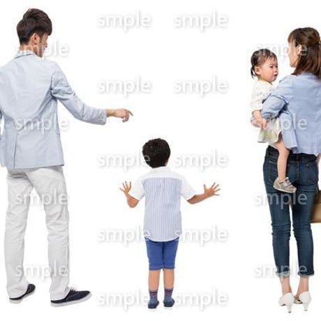 Cutout People　4人ファミリー　GG_450