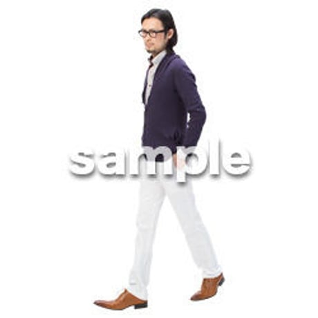 Cutout People　日本人カジュアル　BB_187