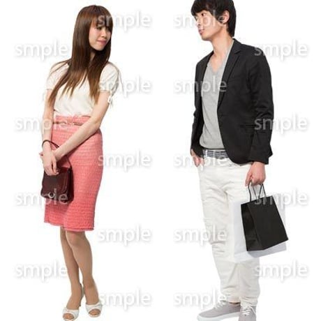 Cutout People　ショッピング　JJ_142