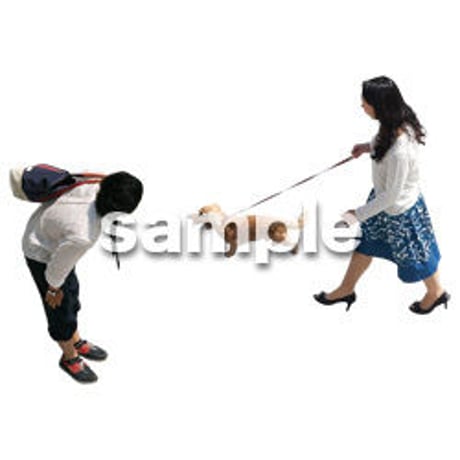 Cutout People　鳥瞰　人物　FF_168