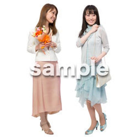 Cutout People　女性ペア　JJ_282