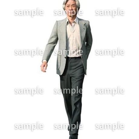 人物切抜き素材　シニア編　C_189