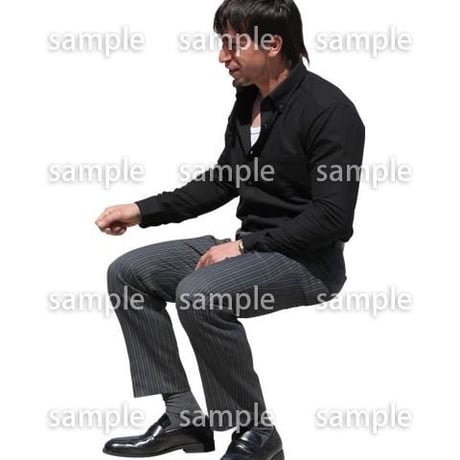 Cutout People　外国人カジュアル　BB_402