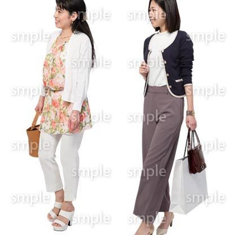 Cutout People　女性ペア　JJ_227
