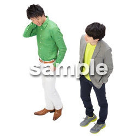 Cutout People　鳥瞰　人物　FF_062