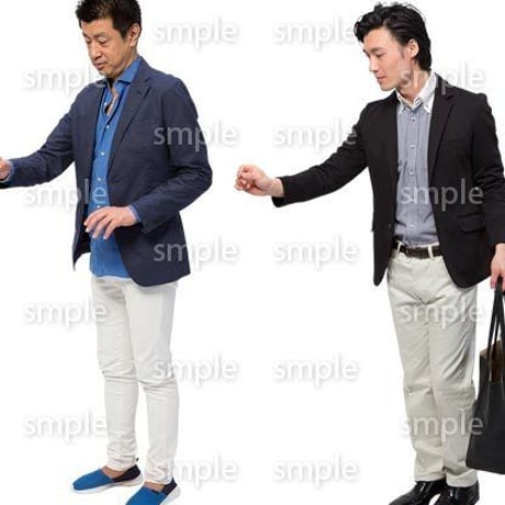 Cutout People　男性ペア　JJ_412