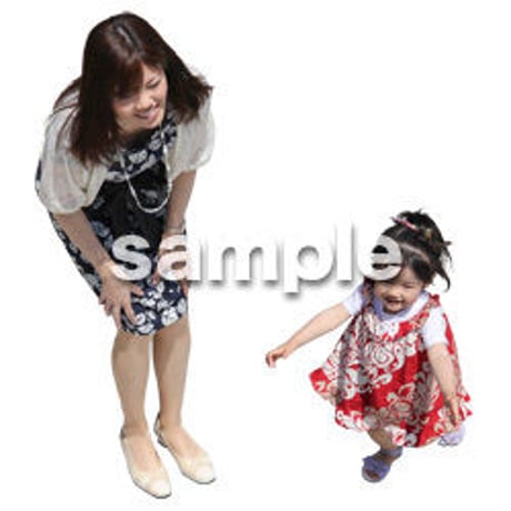 Cutout People　鳥瞰　人物　FF_146