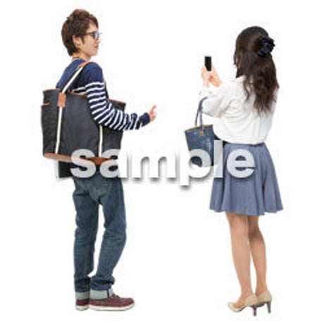 Cutout People　ショッピング　JJ_194
