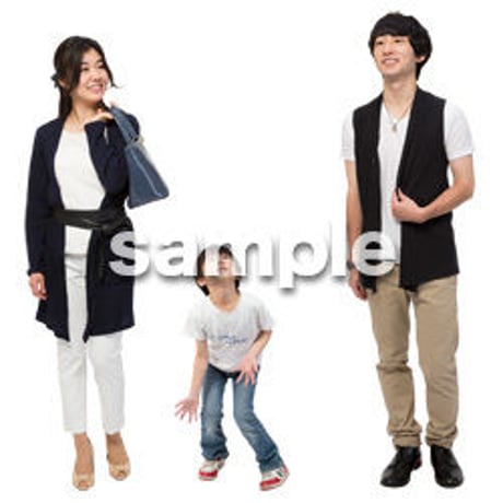 Cutout People　ファミリー　GG_086