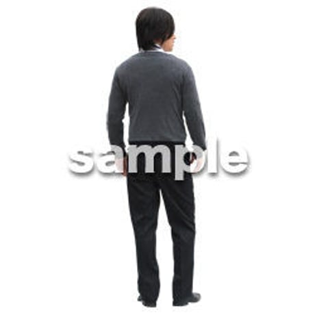 人物切抜き素材　ベーシックファッション編　P_380