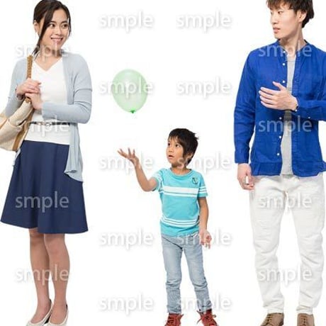 Cutout People　ファミリー　GG_081