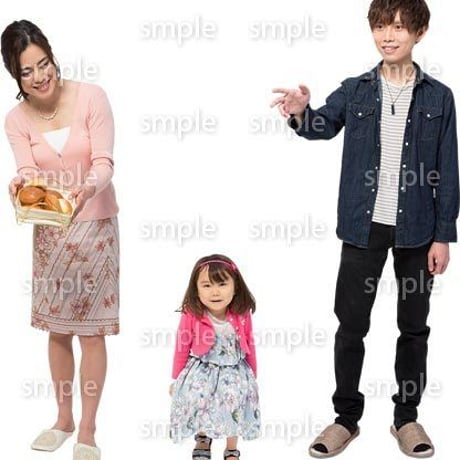 Cutout People　ファミリー　II_196
