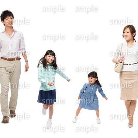 Cutout People　4人ファミリー　GG_316