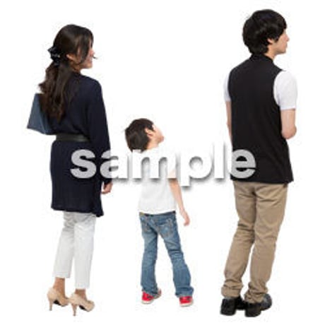 Cutout People　ファミリー　GG_089