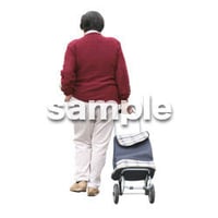 人物切抜き素材　シニア編　C_271