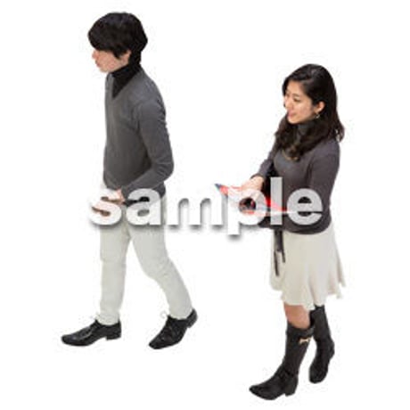 Cutout People　鳥瞰　人物　FF_097