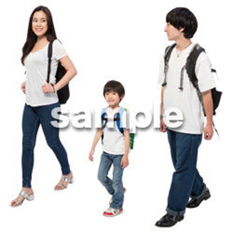 Cutout People　ファミリー　GG_107