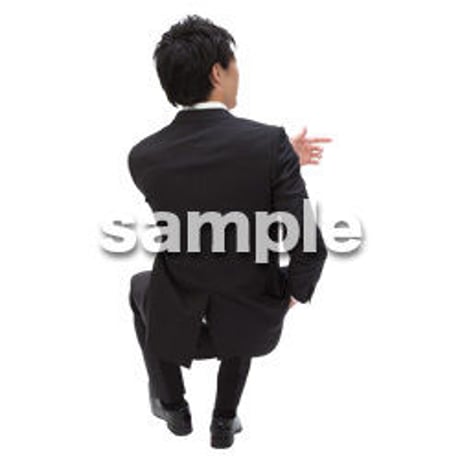 Cutout People　パーティー座る人　DD_405