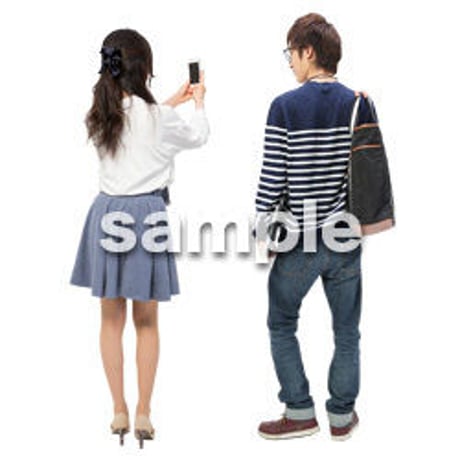 Cutout People　ショッピング　JJ_195