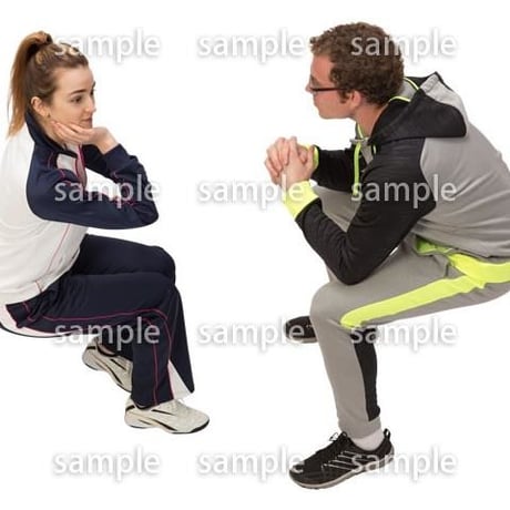 Cutout People　スポーツ 鳥瞰　CC_398