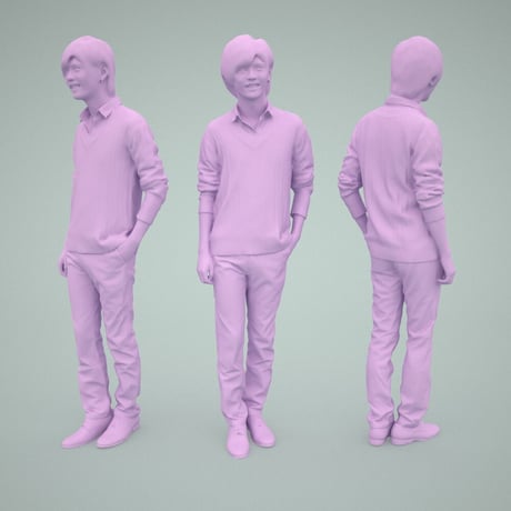 3D人物素材  [Posed]  089_Ren