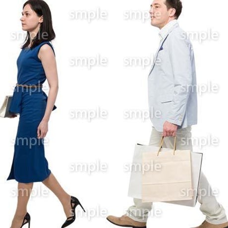 Cutout People　外国人ペア　JJ_463