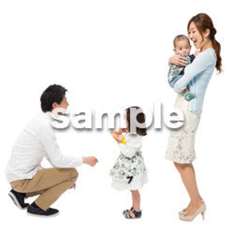 Cutout People　4人ファミリー　GG_453