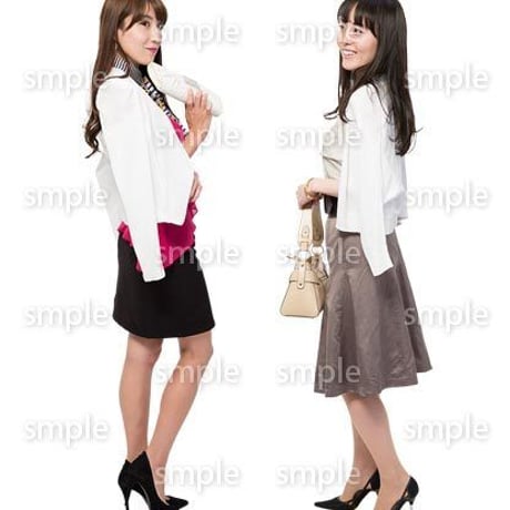 Cutout People　女性ペア　JJ_278